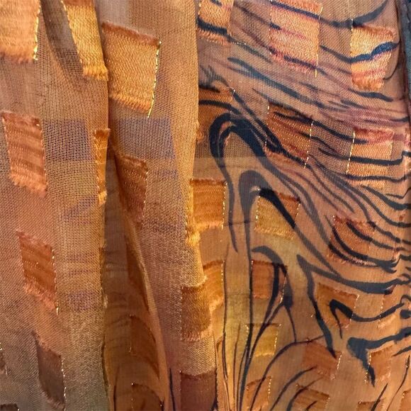 Vintage Melissa Robyn Geometric Print Button-Up Shirt Size 22W - Picture 3 of 11